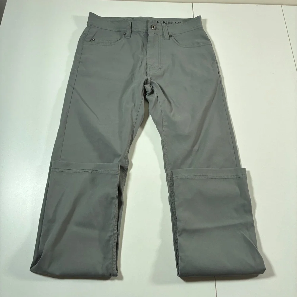 LOT OF 4 Prana Pants 28x32 Gray Blue Slim Fit Hiking Zion Performance Stretch - Picture 10 of 16